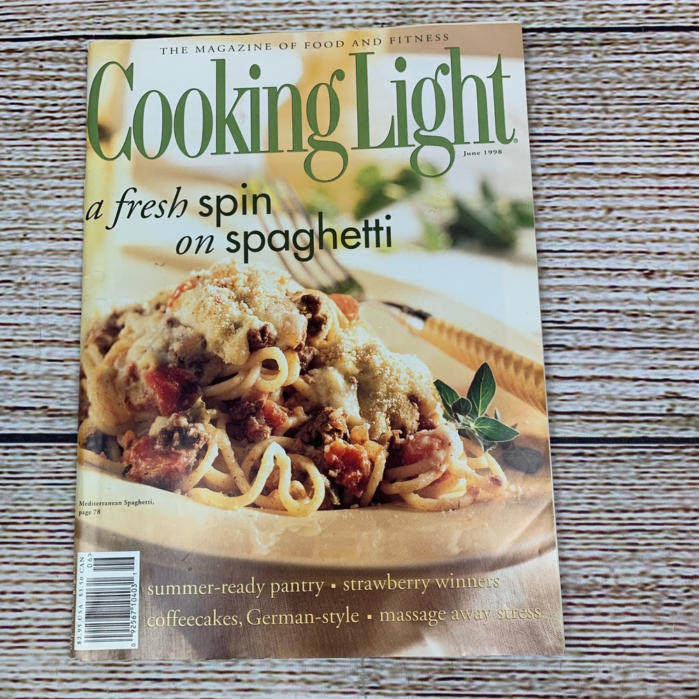 Cooking Light‎ Magazine [June 1998] Recipes Food and Fitness Publication